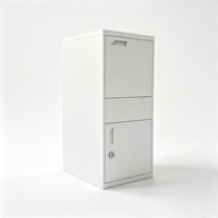 Boîte aux lettres autonome antivol pour colis et courrier, armoire de rangement intérieure pour maison et bureau, personnalisable