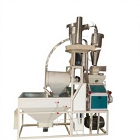 Machine à moudre le blé entièrement automatique avec moteur et engrenage, haute capacité 300-400 kg/h, garantie 3 ans, fonctionnement par une seule personne