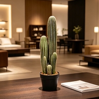 Plante artificielle de cactus de qualité supérieure, la plus vendue, en pot, 58 cm, pour la décoration de la maison, du bureau ou de la salle d'exposition, plante du désert, cactus artificiel
