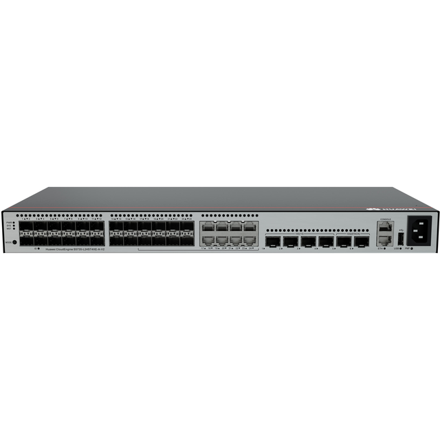New S5735-L24ST4XE-A-V2 24GE SFP 8 Combo 4*10GE SFP+ 2*12GE Stack 1U AC Powered L3 All-Optical Access Switch
