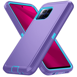 Per Revvl 7 Pro, custodia robusta antiurto in TPU e PC dal design semplice, con clip da cintura e supporto. - Product Image 6