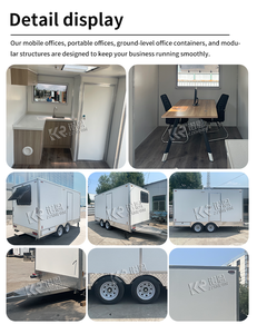 2025 Trailer Offroad Pvc Caravan Transportable Fast Food Office Outdoor <b>Off</b> <b>Road</b> Camping Rv Caravan Office Trailer - Product Image 5