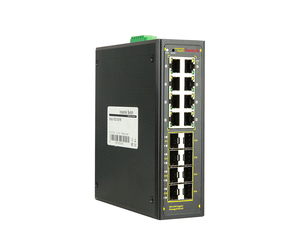 Managed Industrial <b>Ethernet</b> <b>Switch</b> with 8 Gigabit RJ45 Ports + SFP Slots (VTS) - Product Image 2