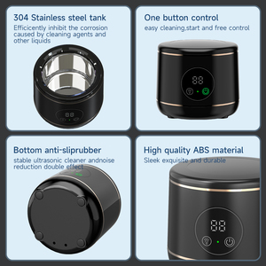 Nettoyeur à ultrasons portable populaire et dernier cri pour appareils dentaires, bijoux et prothèses dentaires à usage domestique - Product Image 5