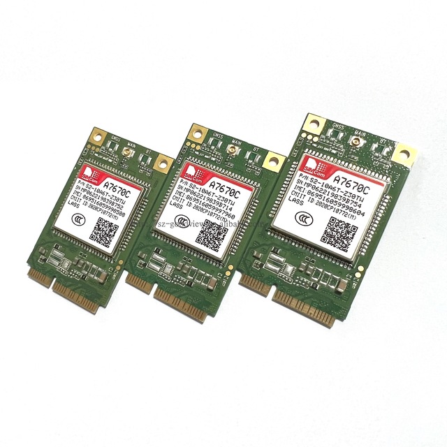SIMCOM A7670 A7670C PCIE Multi-band LTE-FDD/LTE-TDD/GSM/ GPRS/EDGE Module Wireless Module B34 / B38 B39 / 3 / B41 3.4V~ 4.2V M2M