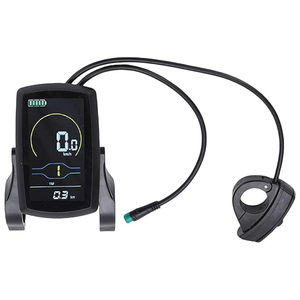 Pieza de Bicicleta Eléctrica Pantalla para Bicicleta Eléctrica 24V-72V Pantalla LCD a Color Impermeable con Conexión para Ebike - Product Image 1