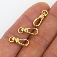 Fermoir de homard plaqué or 18 carats pour collier bracelet faisant des accessoires de bijoux de haute qualité