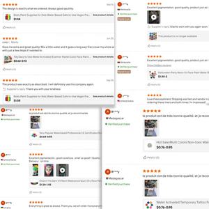 Set de Pintura Corporal Profesional de Alta Pigmentación a Base de Agua, No Tóxica, Kit de Pintura Facial para Maquillaje de Cosplay y Fiestas de <span class=keywords><strong>Halloween</strong></span> - Product Image 6