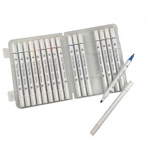 Ensemble de stylos marqueurs à double pointe à encre à l'alcool à séchage rapide et imperméables pour la peinture et le coloriage des enfants - Product Image 1