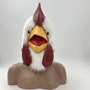 หน้ากากหัวไก่แปลกใหม่ ตลกสำหรับผู้ใหญ่ ชุดคอสเพลย์สัตว์สำหรับงานปาร์ตี้ - Product Image 3