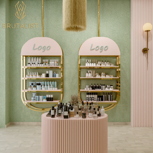 Bán lẻ mỹ phẩm hiển thị đứng nước hoa hiển thị giá kệ gỗ vẻ đẹp cung cấp Cửa hàng đồ nội thất - Product Image 2