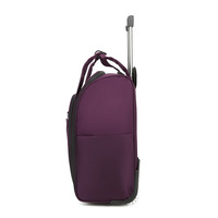 Sac de voyage à roulettes portable unisexe 2026 en tissu Oxford imperméable, avec poignée télescopique, ultra-léger, anti-choc et roulettes fixes