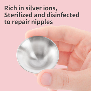 999 Coupes d'allaitement en argent pour nouveau-nés, protège-mamelons réutilisables pour l'allaitement - Product Image 2