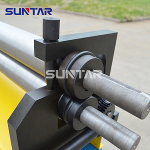Suntay الكهربائية 3 لفة الصفائح المعدنية المتداول بندر صغيرة الألومنيوم والحديد لوحة الانحناء آلة السابق لصنع القناة - Product Image 5
