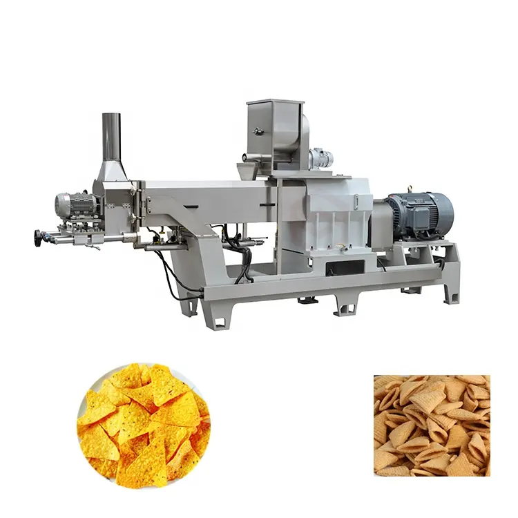 Customizable crispy corn chips automatic bugles doritos processing line