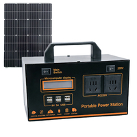 Générateur solaire portable grande capacité 1000Wh à ondes sinusoïdales pures avec contrôleur MPPT, batterie externe et port RV 600W pour extérieur