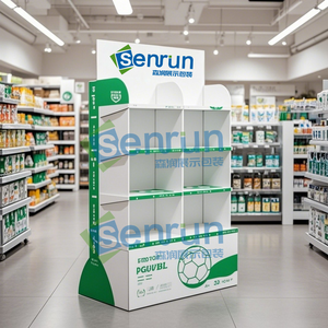 Custom Foldable <b>for</b> Cardboard Store <b>Display</b> <b>Stand</b> with Customized Color <b>for</b> Retail Floor Use and Product Promotions - Product Image 5