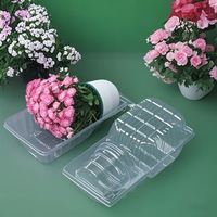 Solutions d'emballage en blister transparent en PVC écologique de haute qualité pour plantes vivantes et plantes en pot