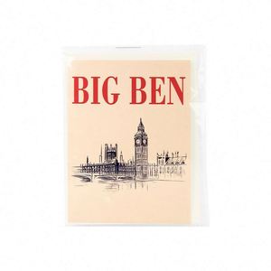 Tarjeta de Felicitación de Papel Hecha a Mano con Corte Láser 3D del Big Ben, Monumento de Londres, para Recuerdo de Viaje y Regalo - Product Image 2