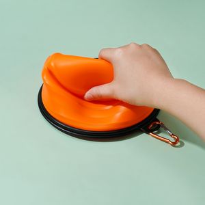 Tazón Plegable 2 en 1 de Plástico y Silicona para Mascotas, Perros y Gatos, para Viajes, para Comida y Agua - Product Image 6