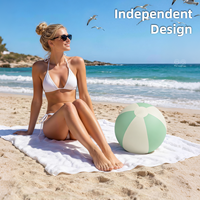 Ballon de plage gonflable Pursuefree en PVC, ballon de plage gonflable pour enfants, ballon de piscine gonflable
