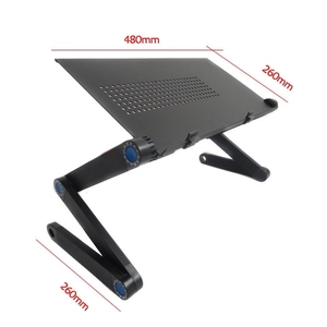 Support de bureau en alliage d'aluminium pliable réglable à 360 degrés pour <span class=keywords><strong>ordinateur</strong></span> <span class=keywords><strong>portable</strong></span>/<span class=keywords><strong>ordinateur</strong></span> <span class=keywords><strong>portable</strong></span> - Product Image 3