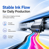 Encre éco-solvant 1L CMYK pour Epson I3200 XP600 DX5, imprimable sur vinyle thermocollant HTV pour l'impression graphique sur vêtements