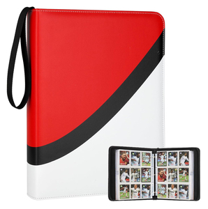 Échantillon Gratuit - Album <span class=keywords><strong>de</strong></span> Présentation <span class=keywords><strong>de</strong></span> Cartes à Collectionner en Cuir PU, Personnalisable avec Logo, pour Cartes TCG MTG, 4, 9, 400, 900 Pochettes, Type Poké Ball, pour Cartes <span class=keywords><strong>de</strong></span> Jeu et Photos - Product Image 1
