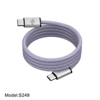 Cable USB Trenzado de Nailon al por Mayor, Cable de Datos para Sincronización y Carga, Accesorios para Móviles, Cable de Datos Rápido de 3A