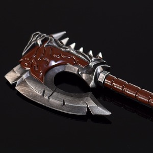 World of Warcraft <span class=keywords><strong>WOW</strong></span> Toys Hacha Miniatura de Aleación de Zinc Gorehowl 18.5cm 142g Adornos Metálicos - Product Image 6