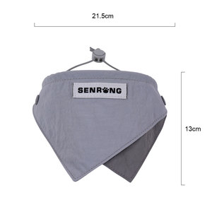 Bandana pour chien personnalisée OEM, imprimée style vintage, en nylon, pour grands chiens (Golden Retriever, Labrador), foulard triangulaire à marque privée - Product Image 6