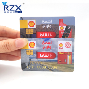 Cr80 có thể in nhựa thông minh PVC chip RFID thẻ <span class=keywords><strong>at24c16</strong></span> liên hệ với <span class=keywords><strong>IC</strong></span> thẻ cho gas Điền - Product Image 4