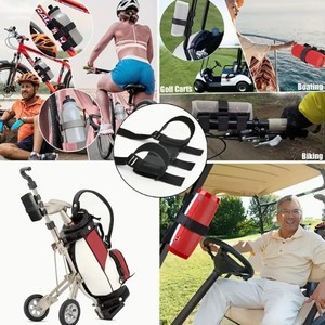Sangle de fixation pour haut-parleur de vélo, réglable, en nylon noir, pour utilisation sur le guidon du vélo - Product Image 3