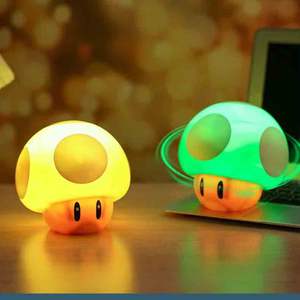 Hot Sale <strong>Super</strong> Mary LED Acrylic Mushroom Night Light <strong>Lamp</strong> Rechargeable Small 50000 Hours <strong>Mario</strong> Desktop Bedside with Sound - Product Image 4