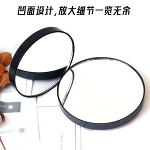 Oval <b>Makeup</b> Mirror 10X Magnification Portable <b>Compact</b> Mirror For Facial Care And Beauty Application - Product Image 3