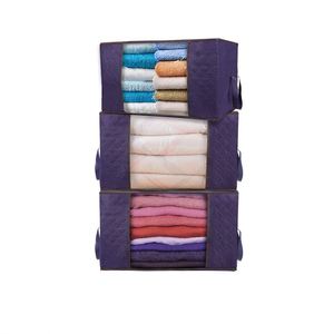 Bolsa de Almacenamiento de Edredones Moderna y Ecológica, Organizador de Cama de Tela No Tejida Resistente, Almacenamiento de Mantas Plegable y Sostenible, Personalizable - Product Image 6