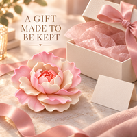 Fleur de pivoine en argile faite à la main de qualité supérieure, décoration florale douce et pastel personnalisée pour la maison, les mariages et les présentoirs cadeaux