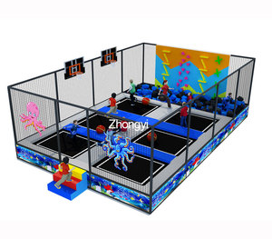 Bạt Lò Xo Nhảy Bungee Trong Nhà Lớn Cho Trẻ Em Với Đai Bóng Rổ Bạt Lò Xo Công Viên Trẻ Em Hoặc Người Lớn Tùy Chỉnh CE - Product Image 4