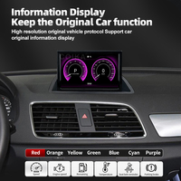 Estéreo para Auto con Pantalla Táctil Android de 8 Pulgadas para Audi Q3 2012-2018, BT, WIFI, SIM, GPS, Carplay, Reproductor de Radio para Auto