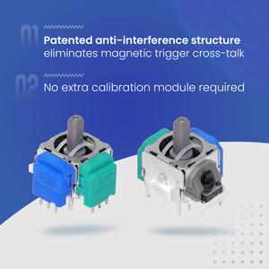 <span class=keywords><strong>Joystick</strong></span> pour une manette de jeu 3D Module de capteur analogique à effet Hall remplacement de la manette moule privé - Product Image 4