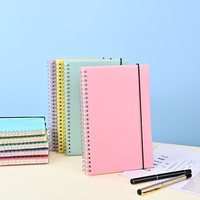 Carnet A5 à bobine LOGO couleur transparente personnalisable PP Couverture étanche planificateur journal Carnet de notes Promotion des ventes