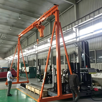 Grue portique sur pneus sans rail de qualité industrielle, 7 tonnes, électrique, télécommandée, pour la fabrication d'acier
