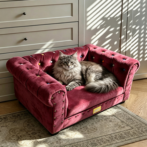 Summer Washable Raised <b>Pet</b> Bed Custom Logo Solid Wood Luxury Premium Dog <b>Sofa</b> Breathable Indoor <b>Pet</b> Bed For Cats Dogs Wholesale - Product Image 1