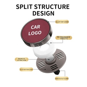 Clip <span class=keywords><strong>d</strong></span>'aromathérapie pour grille <span class=keywords><strong>d</strong></span>'aération de voiture OEM, plusieurs couleurs, évaporation naturelle, <span class=keywords><strong>parfum</strong></span> automobile pour tous les modèles de véhicules - Product Image 5