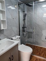 Prêt à l'emploi 40Ft 20Ft Expédition Maison préfabriquée extensible en conteneur à vendre Maison préfabriquée pliante en acier léger Villa 5 chambres à coucher