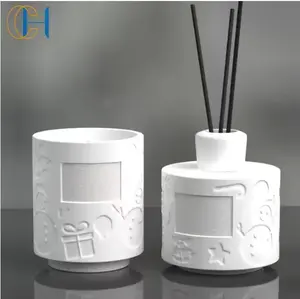 C & H custom auto cura candela con logo reed diffusore set per regalo