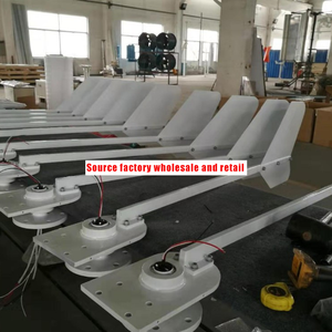 กังหันลมผลิตไฟฟ้าแบบพกพาขนาดเล็ก 500w 12v 24v ดีไซน์ใหม่ พร้อมใบพัด 6 ใบ สำหรับติดตั้งบนหลังคาบ้าน รุ่น Elege-M3-500W อลูมิเนียม W - Product Image 4