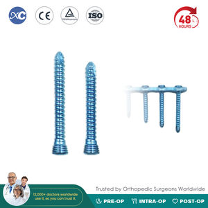 Parafuso de Bloqueio Ortopédico de Titânio AO para Veterinária 2.4MM Parafuso Ósseo Implante Ortopédico Placas de <span class=keywords><strong>Trauma</strong></span> - Product Image 3