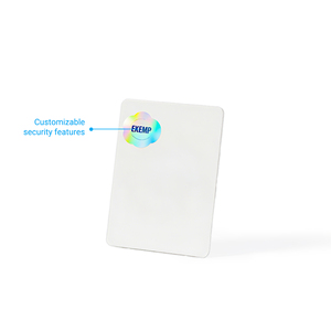 Imprimante de cartes instantanée personnalisée avec cartes d'identité de sécurité en PVC, PETG, PC pré-imprimées et laminage holographique pour <span class=keywords><strong>NID</strong></span> et banque - Product Image 5
