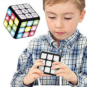 Jouet populaire pour enfants 2025, cubes musicaux, jeu anti-stress, 7 jeux, modèle éducatif, jouets LED, cube magique - Product Image 2